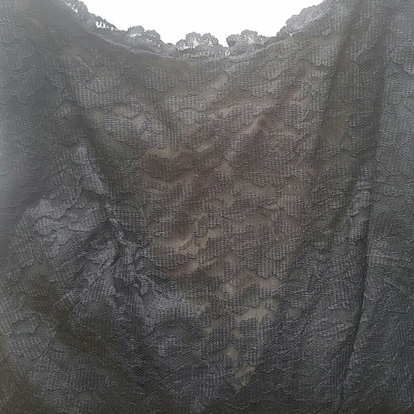 Vintage Black Lace Dress - Picture 7 of 8
